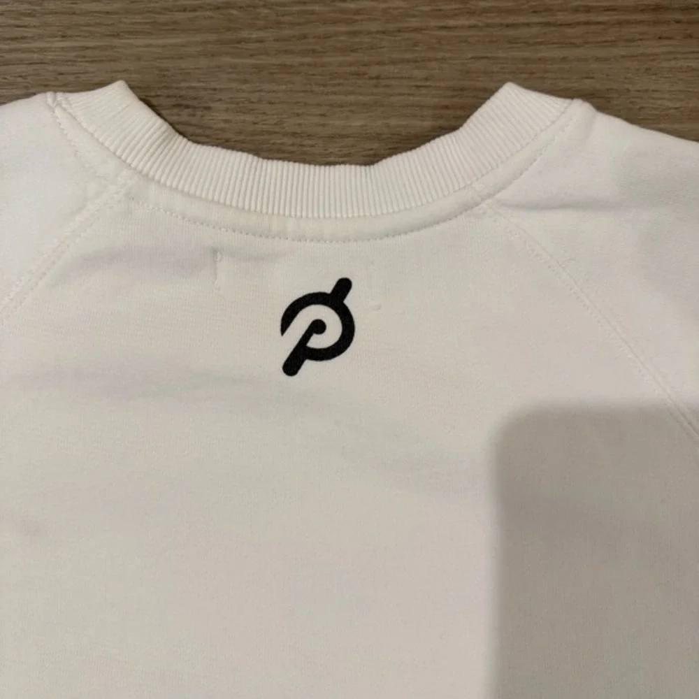 Spiritual Gangster x Peloton Classic Sweatshirt Womens Large‎ White Raised Logo - Picture 7 of 8